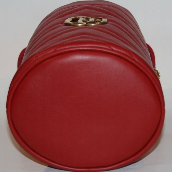 Gucci GG Marmont Matelasse Bucket Bag Crossbody - Picture 9 of 10